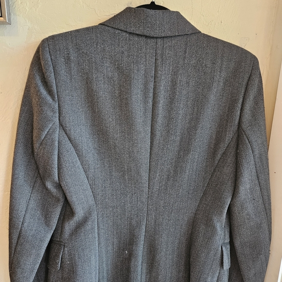 Womens Vintage DKNY Charcoal Gray Blazer - Picture 4 of 6